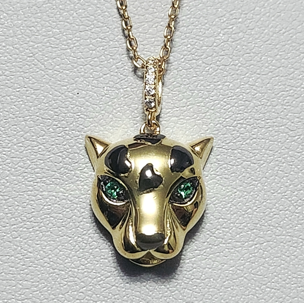 Panther Pendant & Chain Silver Necklace - Picture 8 of 15